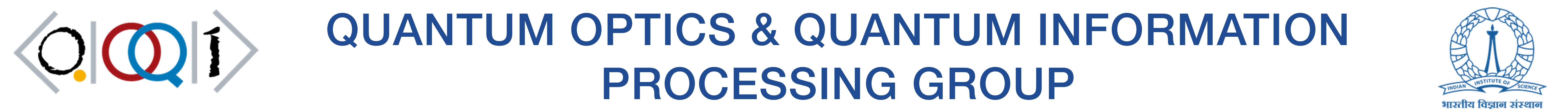 QUANTUM OPTICS & QUANTUM INFORMATION PROCESSING GROUP
